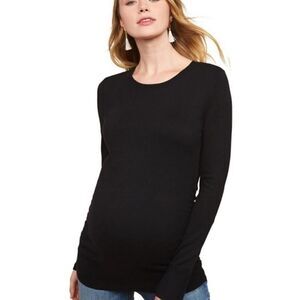NWT Motherhood Maternity Black Sweater Medium